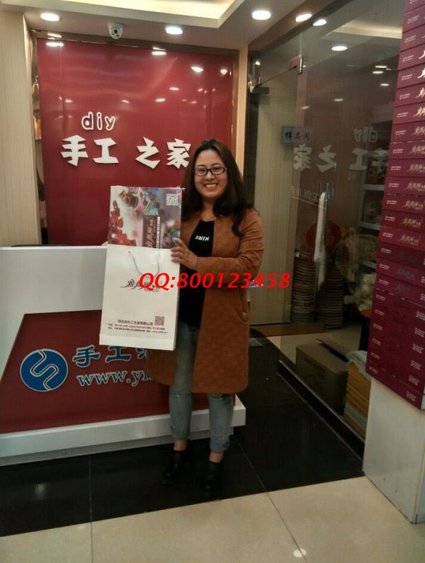 山東德州劉女士來(lái)手工活之家考察，欲自主創(chuàng)業(yè)組織人做手工活(圖1)