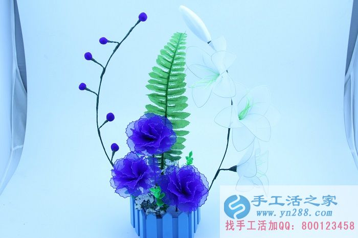山東濟(jì)寧 手工活外發(fā)加工 手工活外發(fā)加工項目 在家兼職手工活插花(圖3)