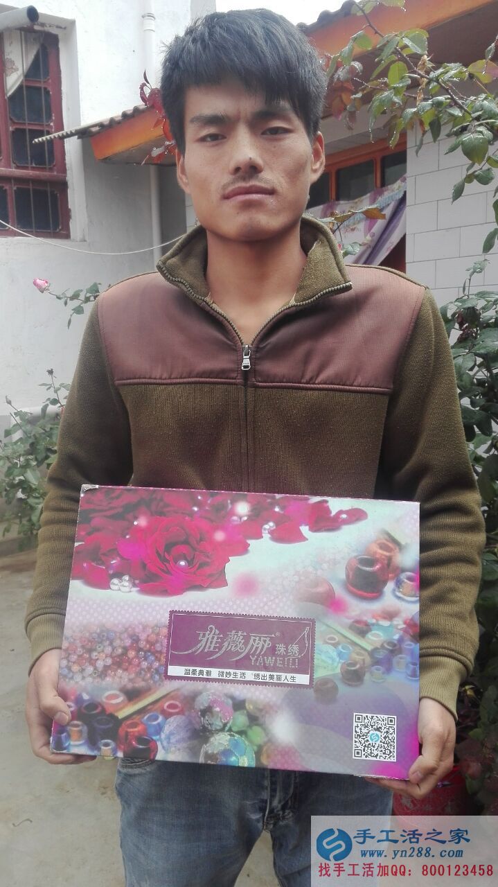 男士也做手工活！甘肅隴南張先生收到串珠加工費180元