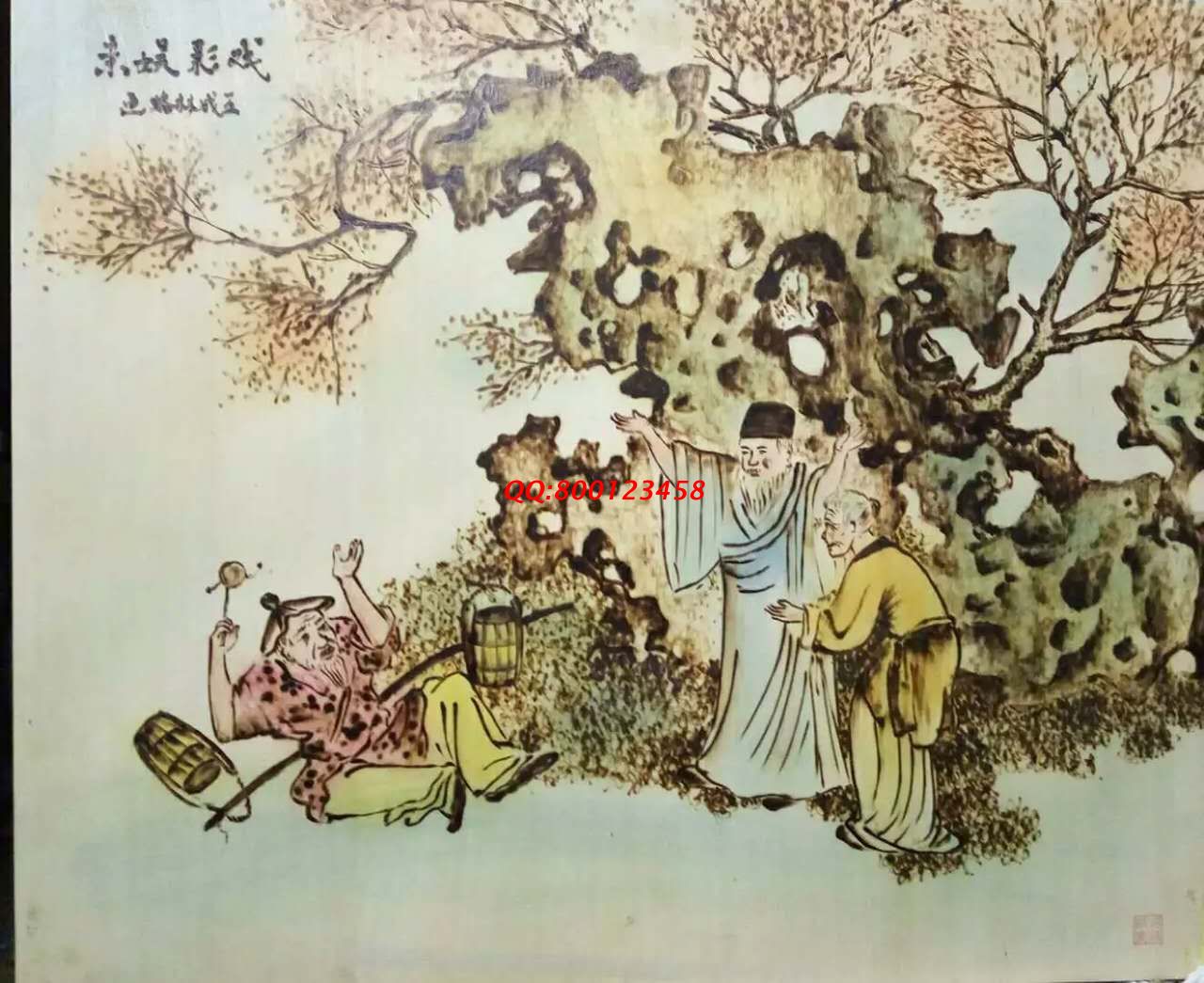 【民間手工藝品推介】邱縣傳統(tǒng)純手工烙畫，《二十四孝系列》預(yù)約定制，尺寸46*39cm
