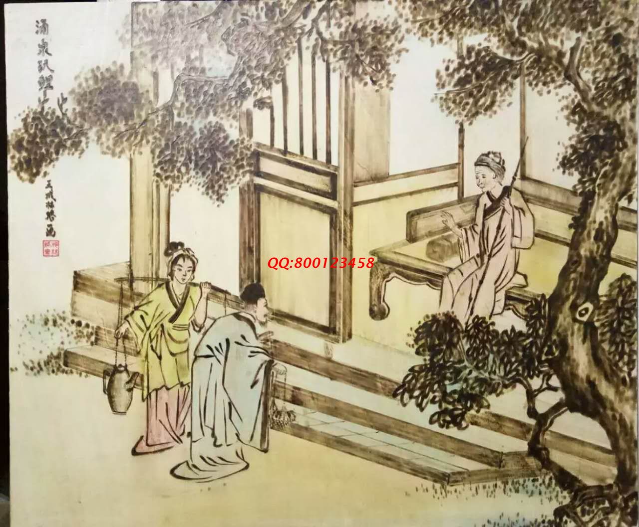 【民間手工藝品推介】邱縣傳統(tǒng)純手工烙畫，《二十四孝系列》預(yù)約定制，尺寸46*39cm