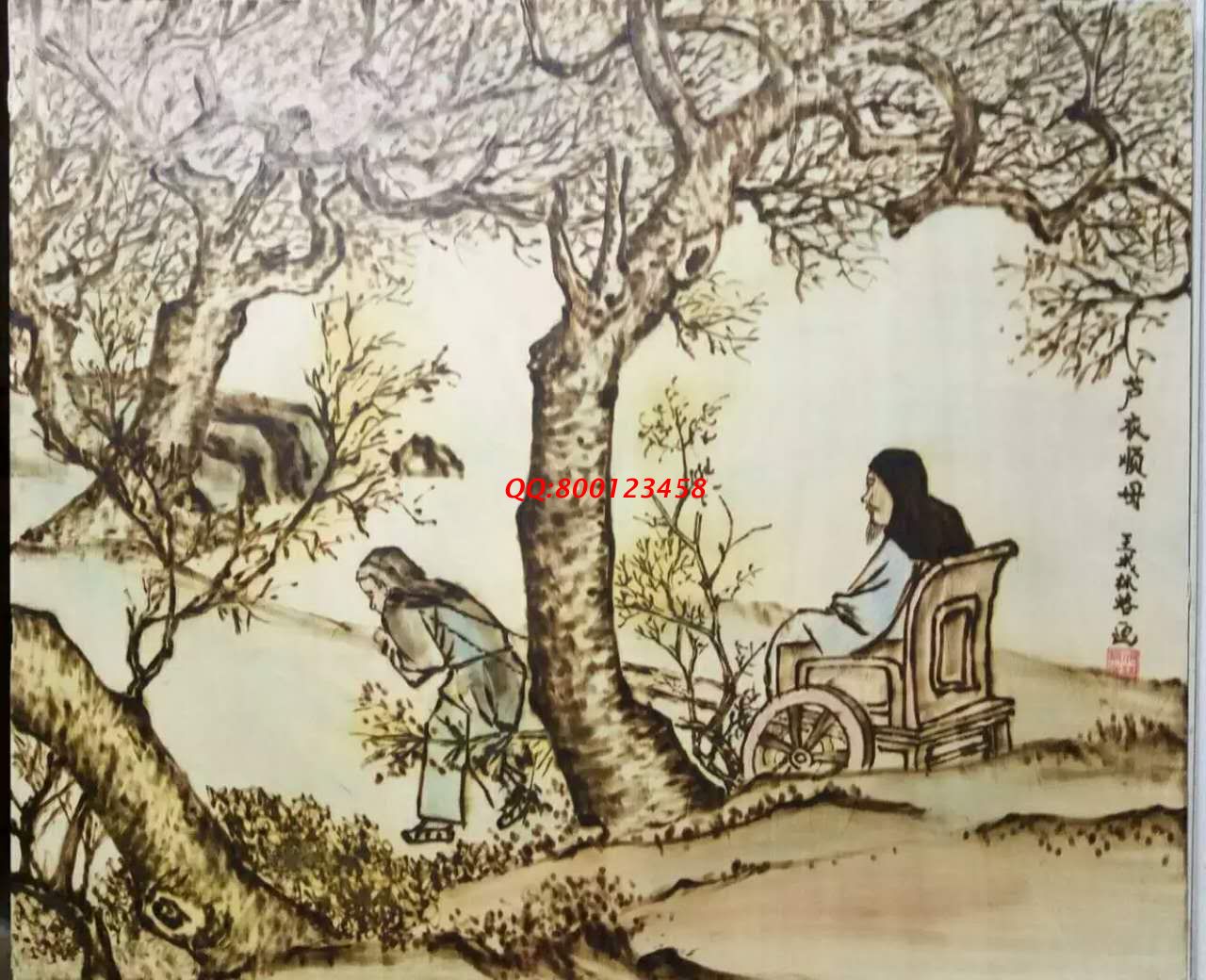 【民間手工藝品推介】邱縣傳統(tǒng)純手工烙畫，《二十四孝系列》預(yù)約定制，尺寸46*39cm