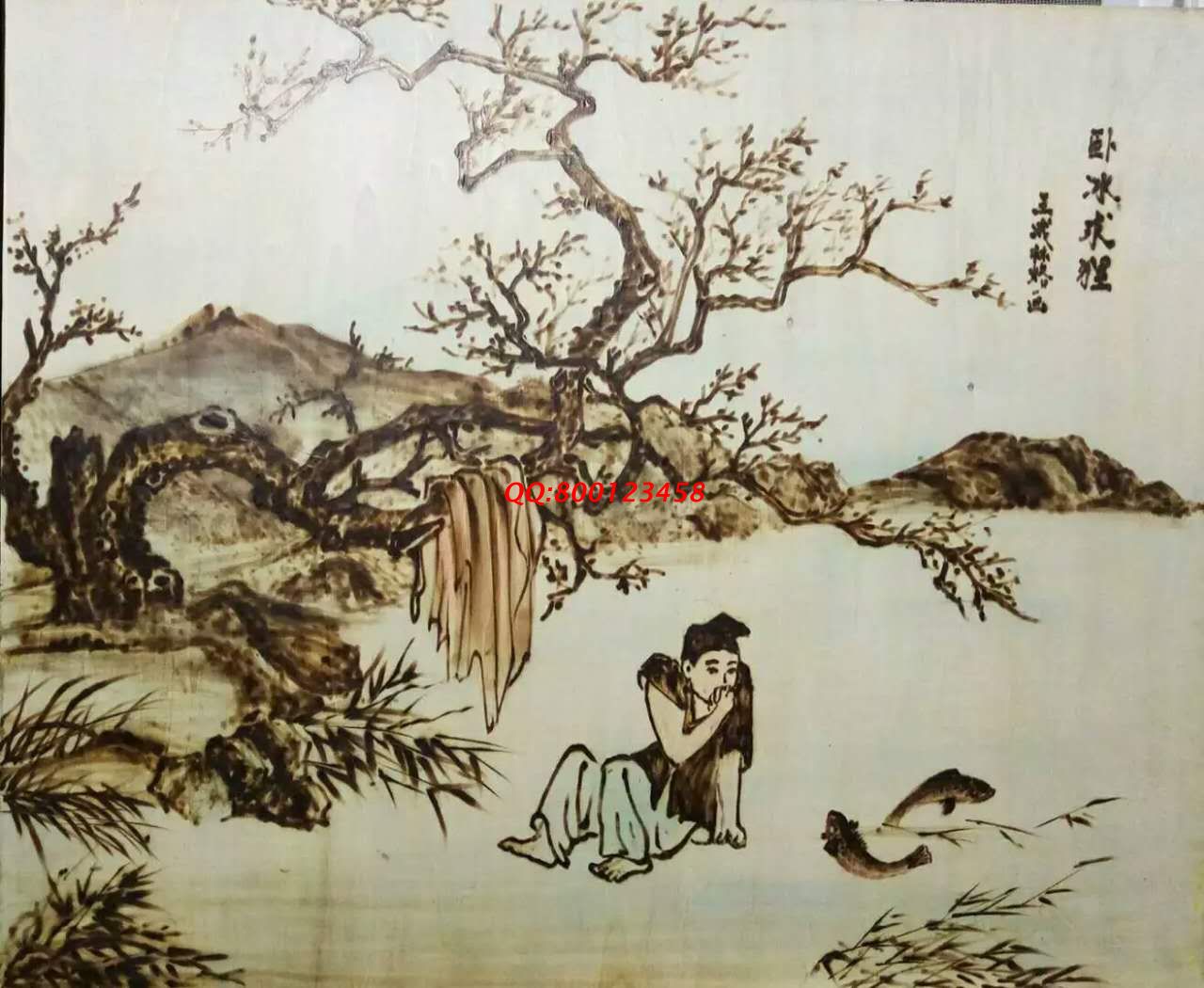 【民間手工藝品推介】邱縣傳統(tǒng)純手工烙畫，《二十四孝系列》預(yù)約定制，尺寸46*39cm
