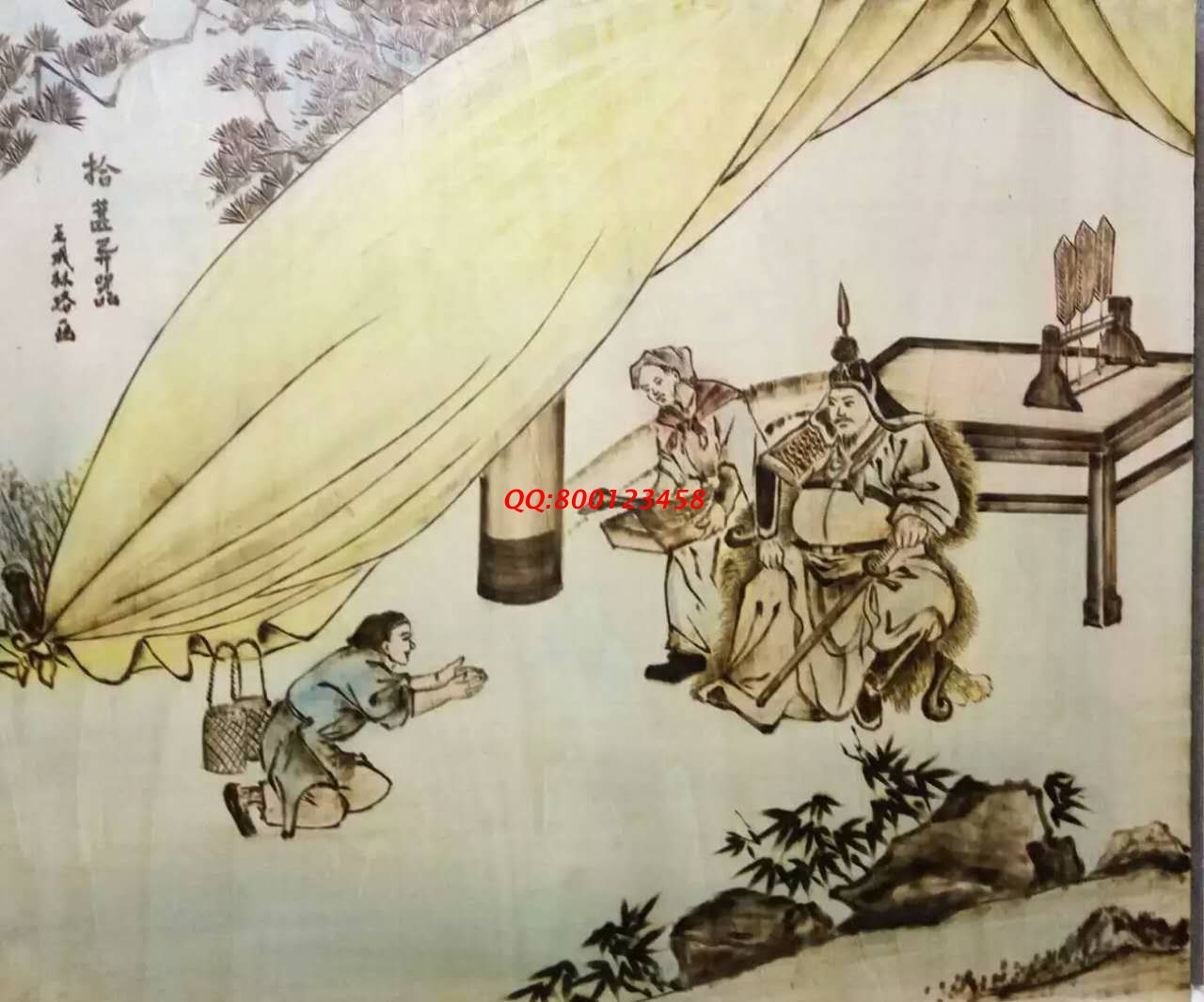 【民間手工藝品推介】邱縣傳統(tǒng)純手工烙畫，《二十四孝系列》預(yù)約定制，尺寸46*39cm