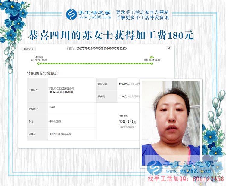 在兒女的幫助下，四川下崗職工蘇女士找到了適合自己的長久的“好工作”(圖1)