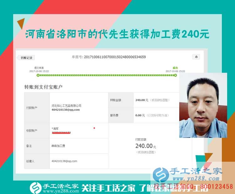 自己親自“試驗”一年大獲成功,河南洛陽做生意的代先生準(zhǔn)備帶領(lǐng)老家的人做手工活賺錢(圖1)
