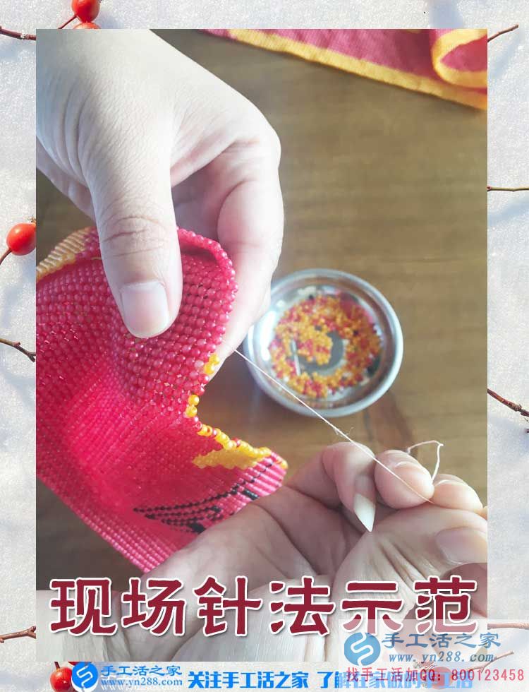不出去工作，能在家掙錢是一件很幸福的事，河北邯鄲肥鄉(xiāng)的葛女士堅(jiān)持在家做串珠手工活賺錢(圖2)