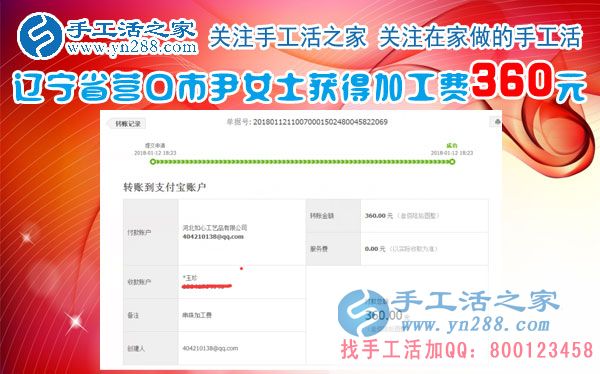 開著小店還閑不住，遼寧營口尹女士又兼職做珠繡手工掙錢，這次又掙錢了(圖1)