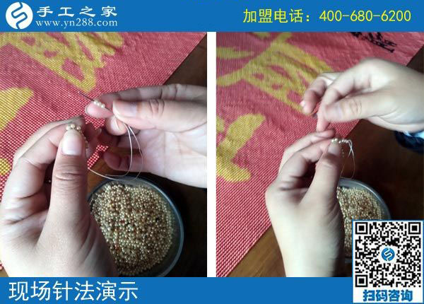有丈夫的支持，河北衡水張女士做純手工活外發(fā)加工項目掙錢