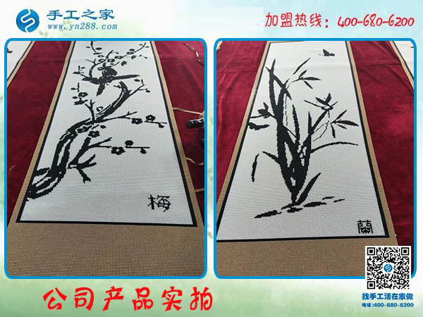 以前做十字繡，現(xiàn)在做串珠手工活外發(fā)加工，湖南衡陽蔣女士覺得很欣慰
