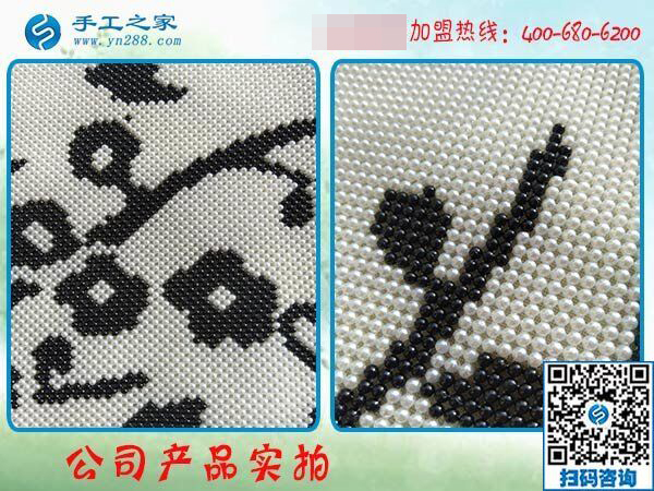 1月18日，手工加工回收項(xiàng)目，帶回家做的手工活就是珠繡免押金手工活，手工之家接待考察加工客戶剪影