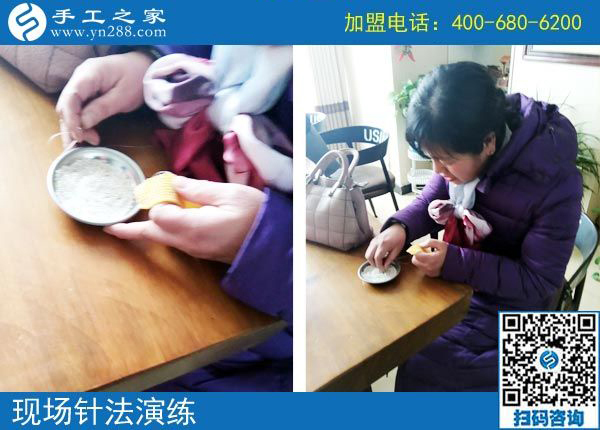 2月23日，做這個(gè)沒有押金的手工活如何掙到錢？手工之家接待考察加工客戶剪影