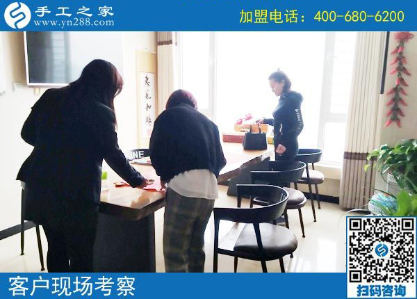 3月8日，正規(guī)手工活外發(fā)加工廠家就是這個(gè)樣子。手工之家接待考察加工客戶剪影