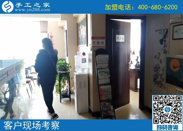 3月17日，想接正規(guī)廠家的手工活就選這里的珠繡免押金手工活，手工之家接待考察加工客戶剪影