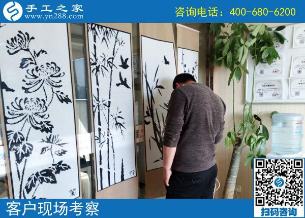 3月19日，急招在家加工手工活手工加工人員，這個免押金手工活外發(fā)加工項目很缺人！手工之家接待考察加工客戶剪影