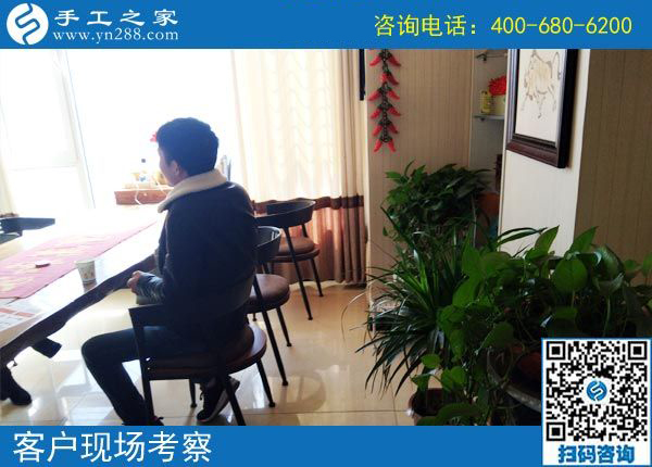 3月19日，急招在家加工手工活手工加工人員，這個免押金手工活外發(fā)加工項目很缺人！手工之家接待考察加工客戶剪影