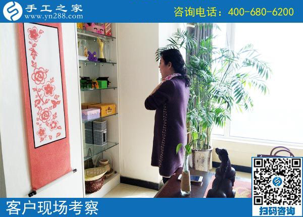 3月19日，急招在家加工手工活手工加工人員，這個免押金手工活外發(fā)加工項目很缺人！手工之家接待考察加工客戶剪影