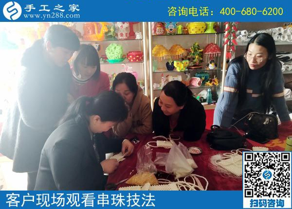 3月23日，找在家做的手工活，能賺錢的手工活，就選這里，手工之家接待考察加工客戶剪影