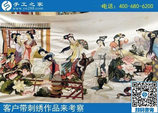 “手工活外發(fā)十字繡是愛(ài)好，做串珠繡才賺錢！”邯鄲雞澤趙女士說(shuō)(圖1)