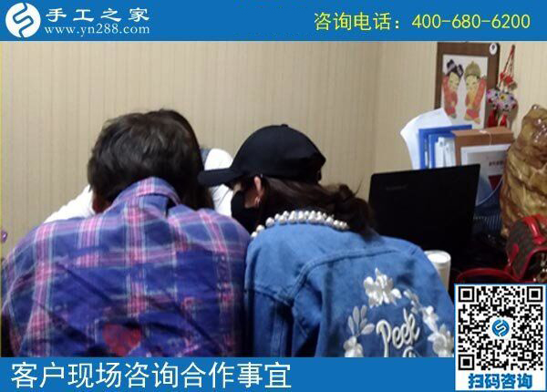 做鉆石畫手工活沒賺到錢，山東臨清市趙女士選擇手工之家串珠繡(圖1)