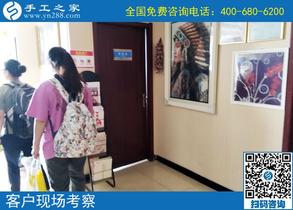 6月16日，找到正規(guī)手工活外發(fā)加工項(xiàng)目，在家賺錢的手工活，手工之家接待考察加工客戶剪影(圖1)
