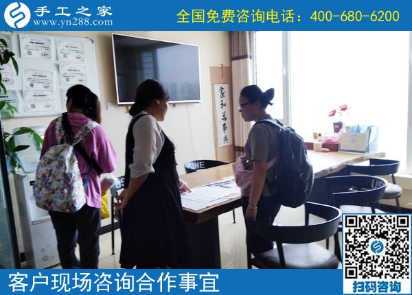 6月16日，找到正規(guī)手工活外發(fā)加工項(xiàng)目，在家賺錢的手工活，手工之家接待考察加工客戶剪影(圖2)