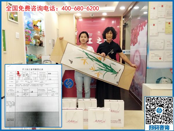 6月29日，手工活拿回家做，想接正規(guī)廠家的手工活就來這里，手工之家接待考察加工客戶剪影
