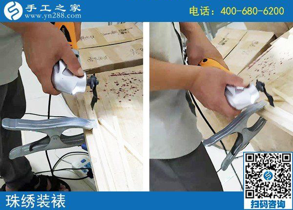 8月20日，正規(guī)手工活外發(fā)加工廠家是這樣的，手工之家接待考察加工客戶剪影