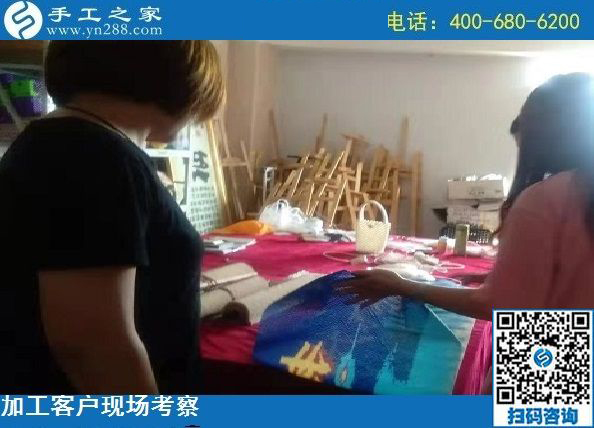8月26日，就這個(gè)要求，做勵(lì)志珠串珠手工活外發(fā)加工項(xiàng)目掙錢(qián)的人要知道，手工之家接待考察加工客戶剪影