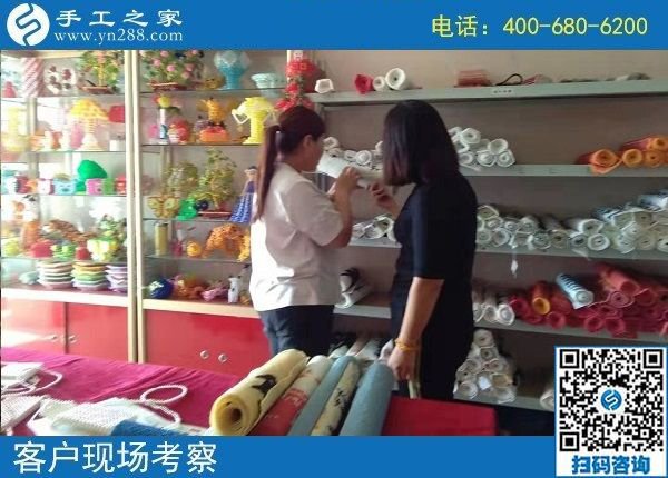 8月30日，把手工活拿回家做，越來越多的人選這里是有原因的，手工之家接待考察加工客戶剪影