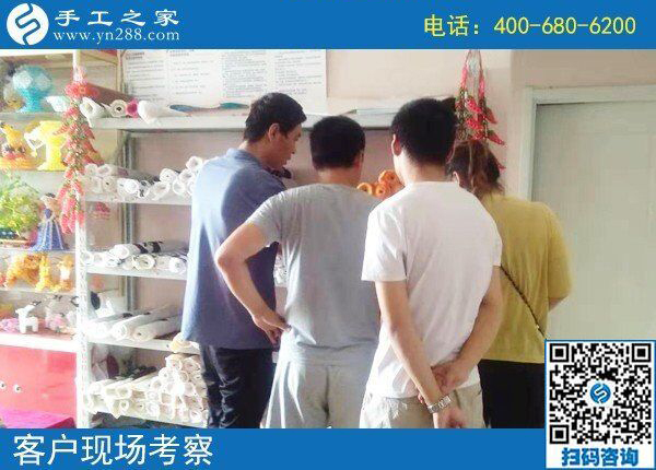 8月31日，可以帶回家做的手工活，勵志珠珠繡是個好選擇，手工之家接待考察加工客戶剪影