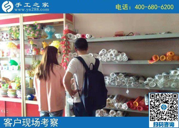 8月31日，可以帶回家做的手工活，勵志珠珠繡是個好選擇，手工之家接待考察加工客戶剪影