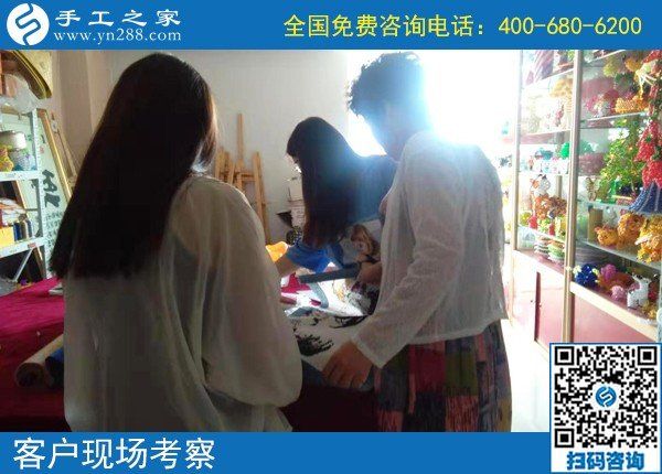 9月1日，把手工活拿回家做，新的一月從這開始，手工之家接待考察加工客戶剪影