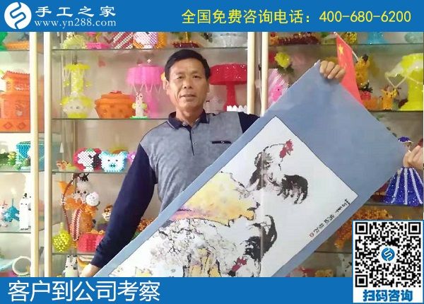 9月26日，什么是適合大家做的外發(fā)手工活？看大家的選擇。手工之家接待考察加工客戶剪影