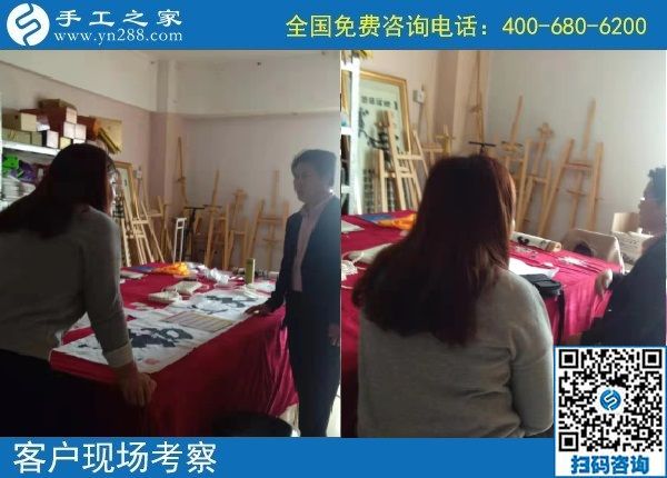 10月14日，好做的手工活大家都喜歡，就像珠繡串珠外發(fā)手工活一樣，手工之家接待考察加工客戶剪影