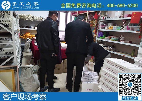 12月6日，做手工活賺錢、手工活外發(fā)回收，大家都選了勵志珠，手工之家接待考察加工客戶剪影