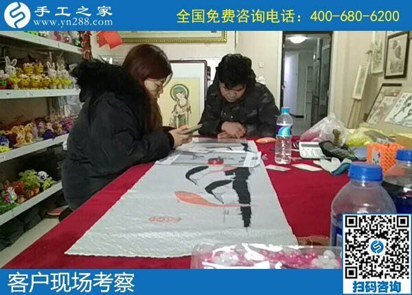 12月12日，拿回家做的手工活，手工活外發(fā)加工就是珠繡外發(fā)手工活，手工之家接待考察加工客戶剪影