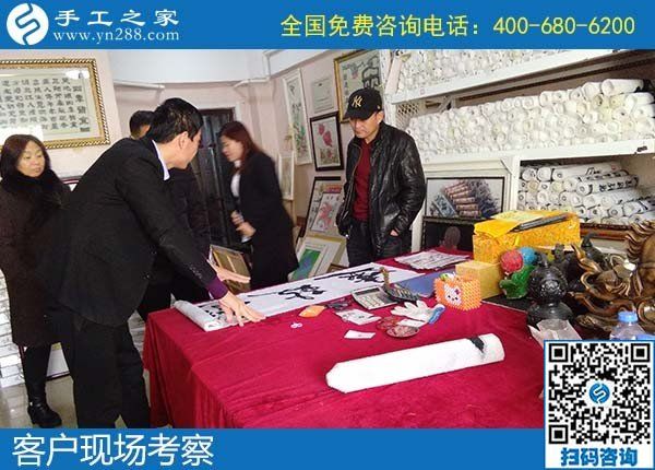 12月13日，農(nóng)村手工活加盟項(xiàng)目，找手工活賺錢，到這里就滿意了。手工之家接待考察加工客戶剪影