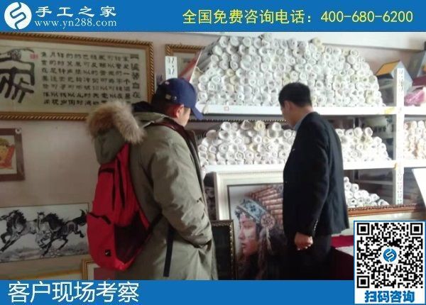 12月28日，在家做手工活掙錢，手工活代理加工項(xiàng)目，就選勵(lì)志珠串珠外發(fā)手工活，手工之家接待考察加工客戶剪影