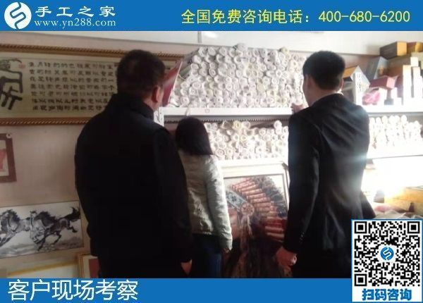12月28日，在家做手工活掙錢，手工活代理加工項(xiàng)目，就選勵(lì)志珠串珠外發(fā)手工活，手工之家接待考察加工客戶剪影