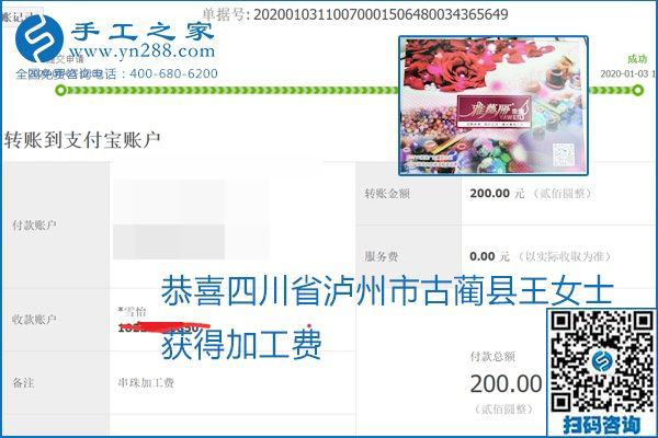 你、我、她，都能做，都能掙錢，這個手工活加盟項目是首選