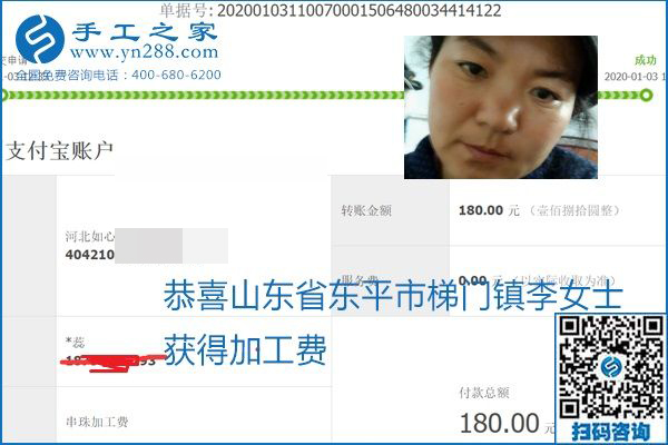 你、我、她，都能做，都能掙錢，這個手工活加盟項目是首選