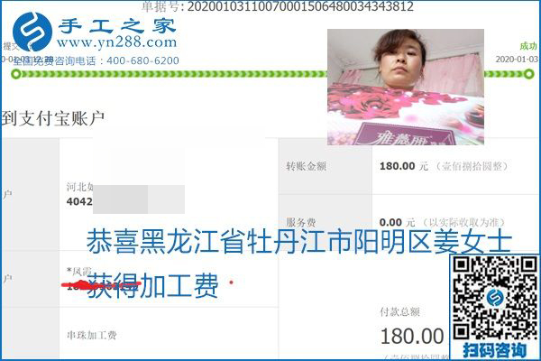 你、我、她，都能做，都能掙錢，這個手工活加盟項目是首選