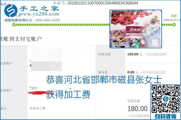 你、我、她，都能做，都能掙錢，這個手工活加盟項目是首選