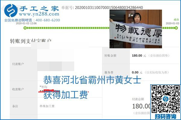 你、我、她，都能做，都能掙錢，這個手工活加盟項目是首選