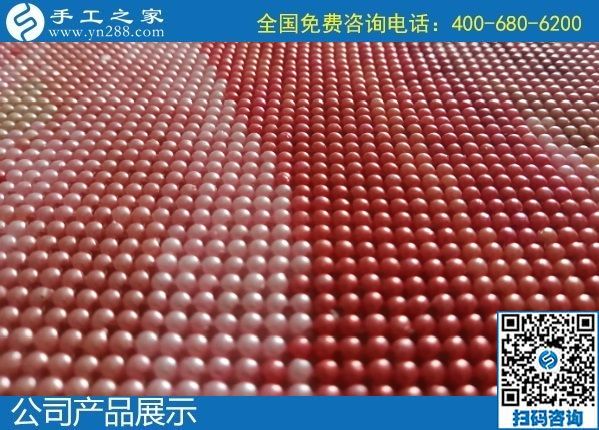 1月11日，手工活外發(fā)回收，能在家做的手工活，就是安全靠譜的勵志珠珠繡，手工之家珠繡成品細(xì)節(jié)實拍