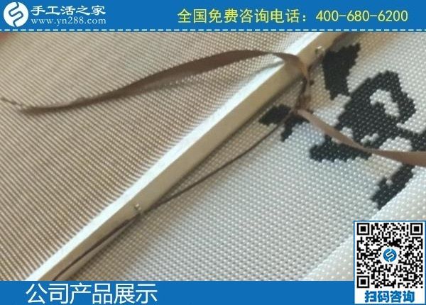 2月3日，手工活加盟項(xiàng)目，拿回家做的手工活，就是珠繡外發(fā)手工活，手工之家珠繡細(xì)節(jié)成品實(shí)拍
