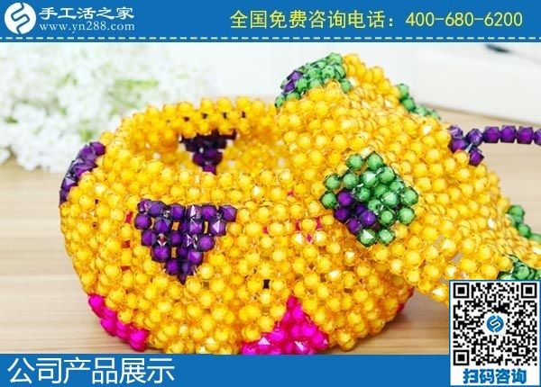2月7日，純手工活外發(fā)加工，手工活賺錢，就選這個珠繡外發(fā)手工活，手工之家珠繡立體串珠類成品實拍