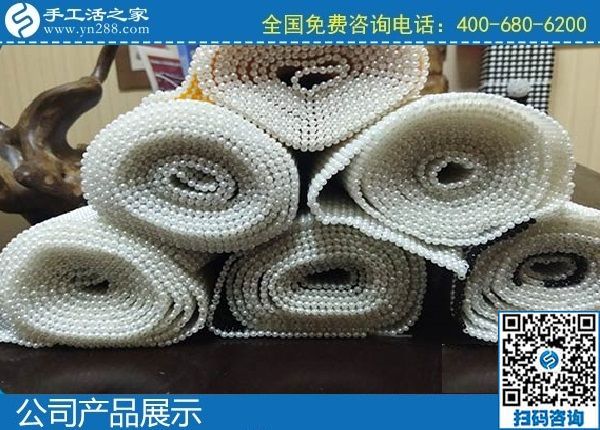 2月10日，想找手工活外發(fā)加工，選十多年歷史的成功企業(yè)手工之家能掙錢，勵(lì)志珠珠繡成品展示