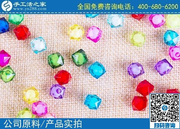3月27日，純手工活外發(fā)加工，拿回家做的手工活，就選男女都能做的珠繡，手工之家立體串珠繡珠實(shí)拍